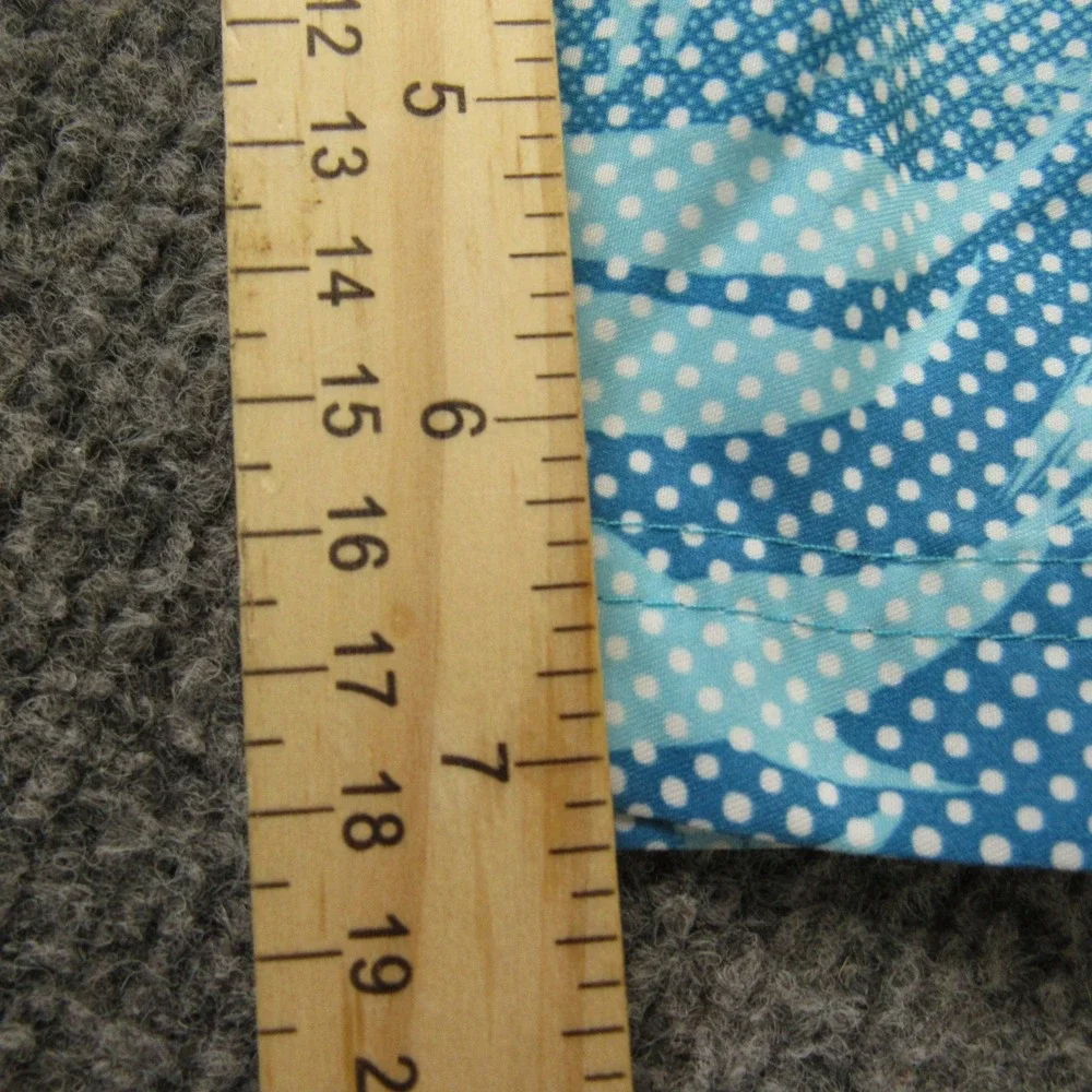 Club Room Swim‎ Trunks Shorts Blue Floral Print XXL Polyester Mesh Lined